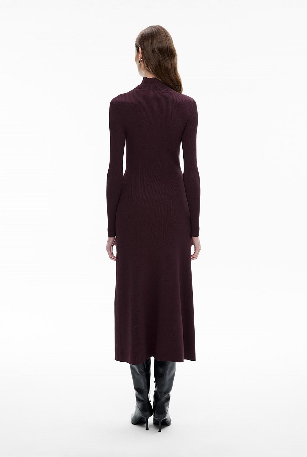 witchery knit dress WITCHERY Crepe Henley Knit Dress